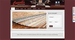 Desktop Screenshot of carrollscarpet.com